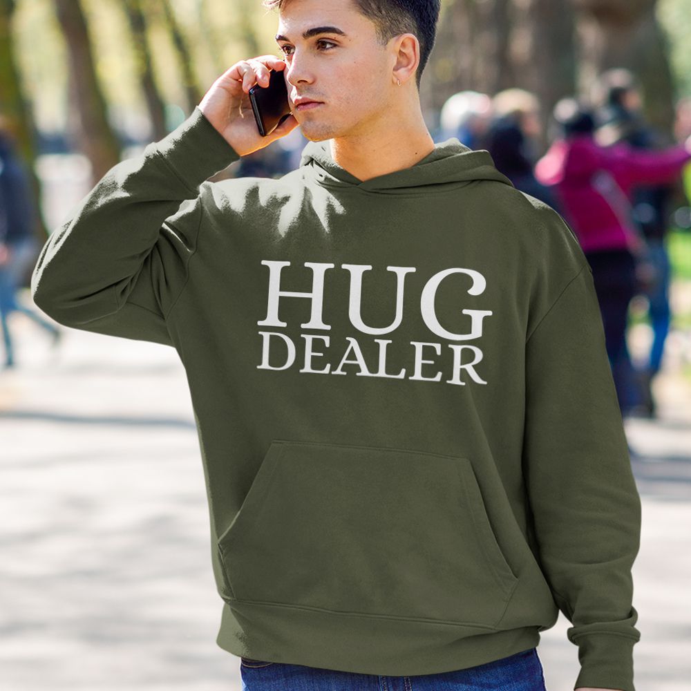 Hug Dealer Hoodie-Olive