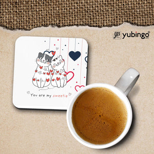 Hugs and Kisses Coffee Mug with Coaster and Keychain-Image3