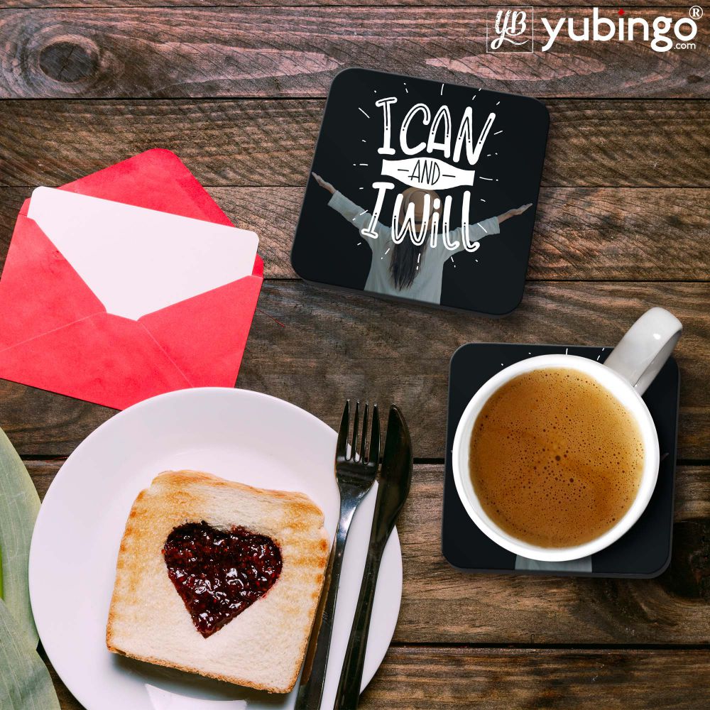 I Can and I Will Coasters