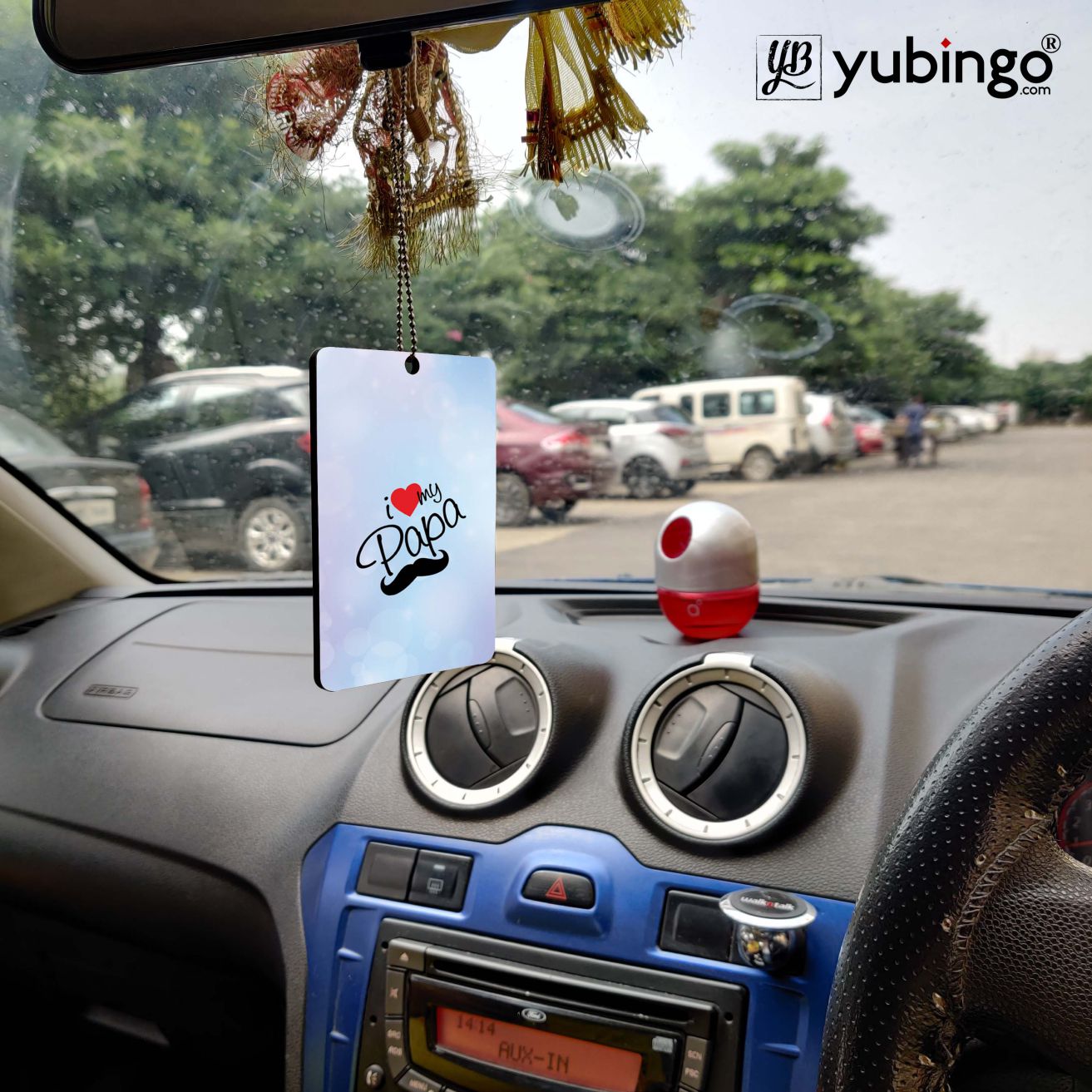 I Love My Papa Car Hanging-Image2