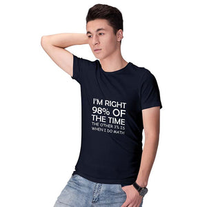 I'm Right Men T-Shirt-Navy Blue