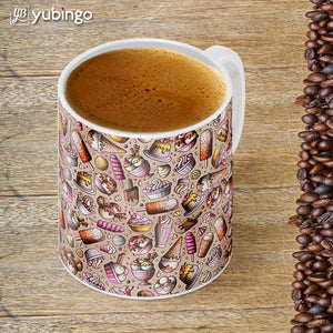 Ice Cream Overload Customised Alphabet Coffee Mug-Image4