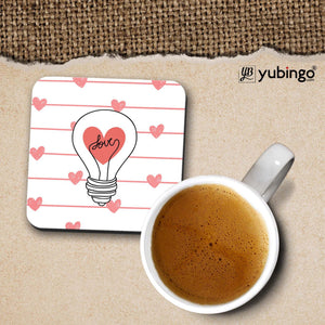Idea of Love Cushion, Coffee Mug with Coaster and Keychain-Image3