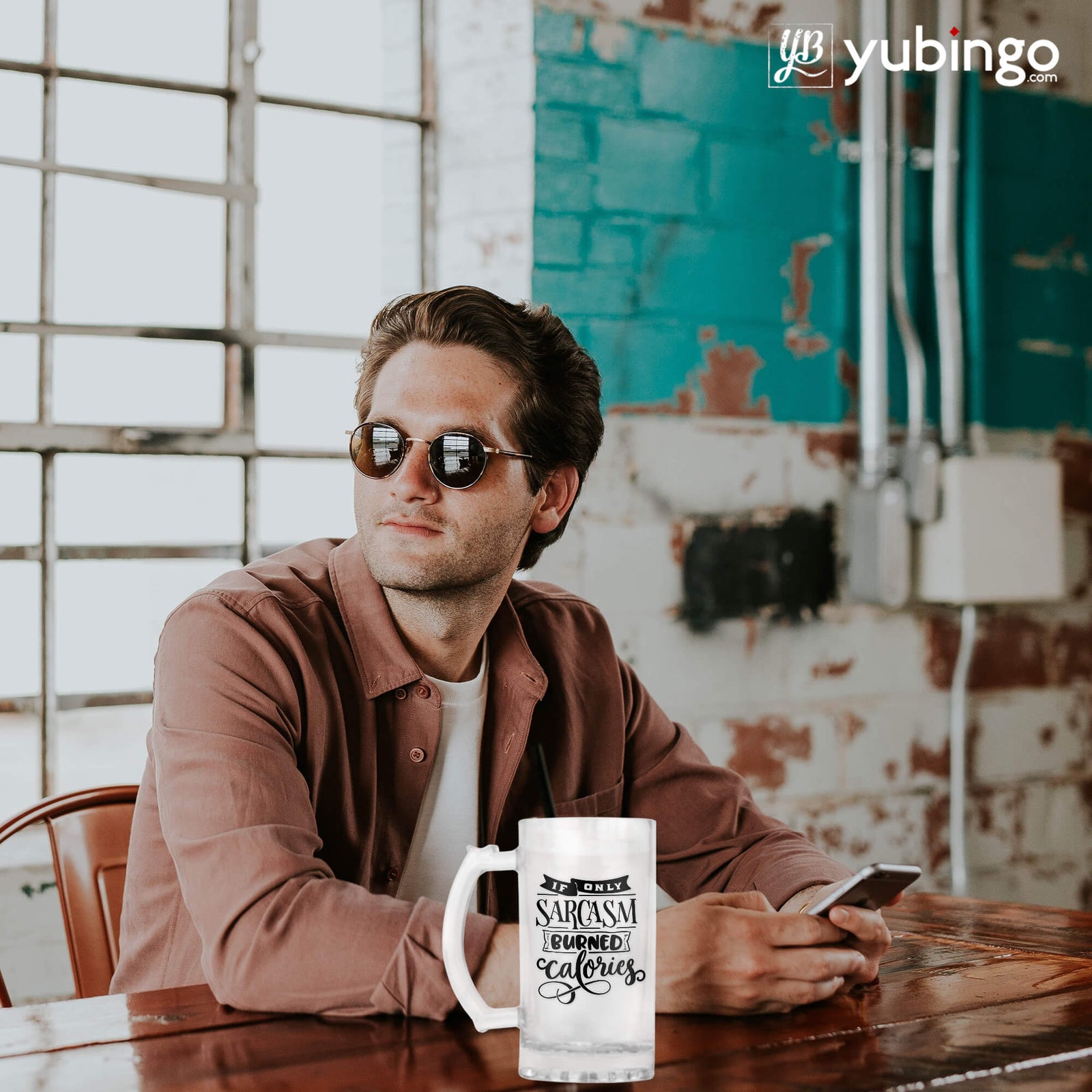 If Only Sarcasm Burned Calories Beer Mug