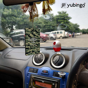 Indian Army Quote Car Hanging-Image2