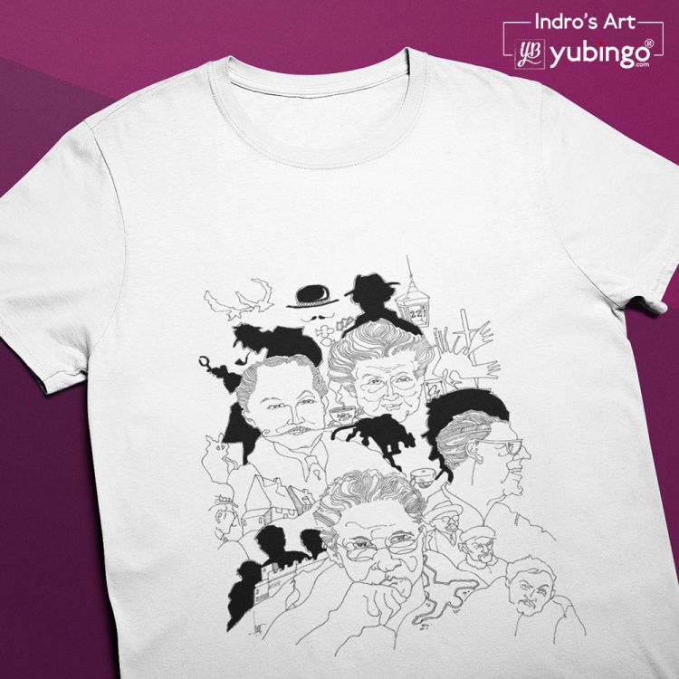 Indro's Art Great Detectives Men T-Shirt-Image2