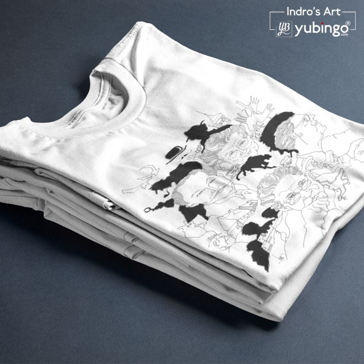 Indro's Art Great Detectives Men T-Shirt-Image3