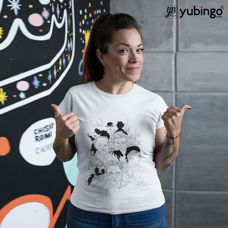 Indro's Art Great Detectives Women T-Shirt-Image4