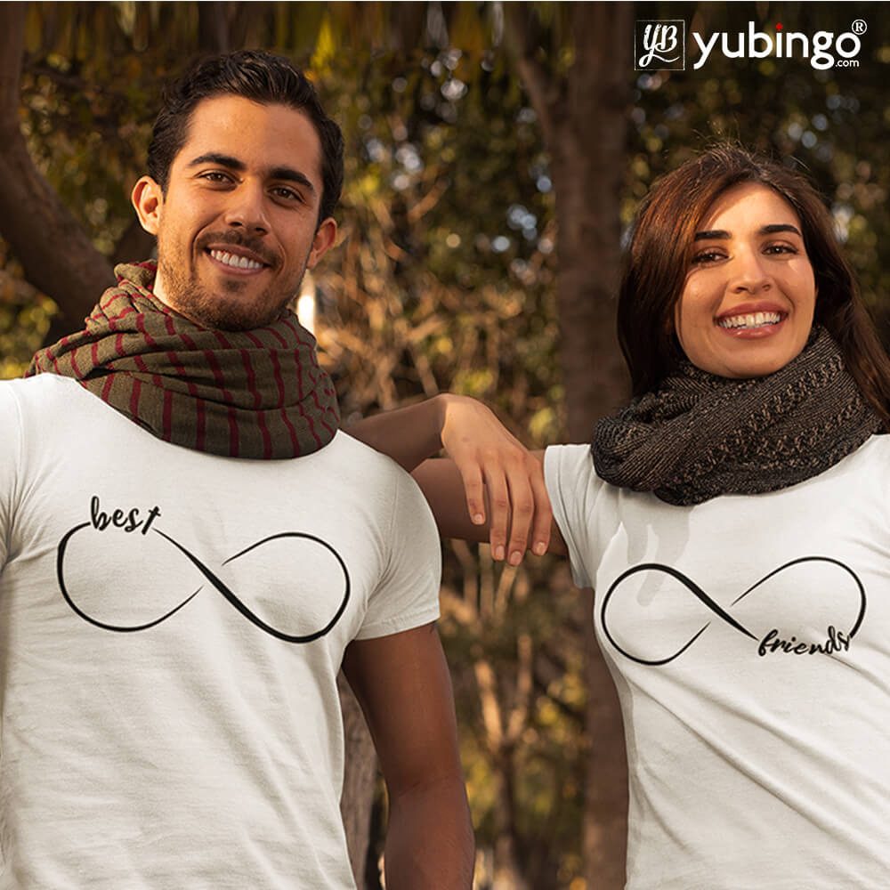 Infinitely Best Friends T-Shirt-White