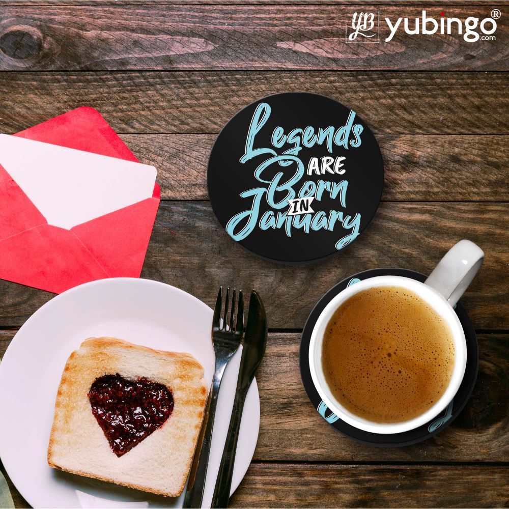 January Legends Coasters