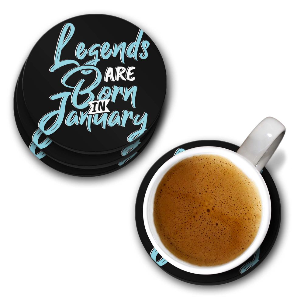 January Legends Coasters