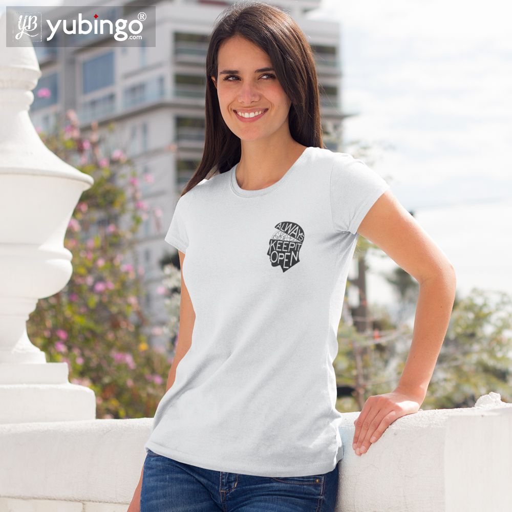 Keep Mind Open T-Shirt-White