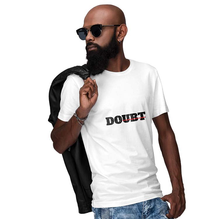 Kill the Doubt Men T-Shirt-White