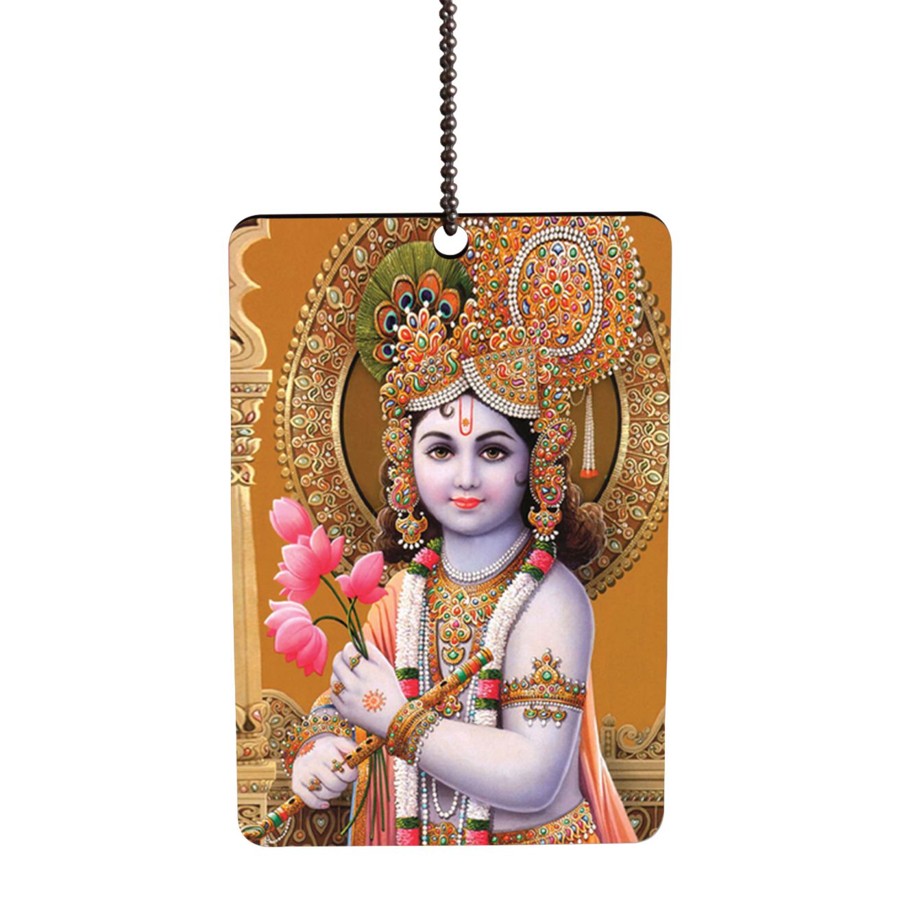YuBingo - Buy Krishna With Flowers Funky Graphic Car Hanging Accessory in  India Online 