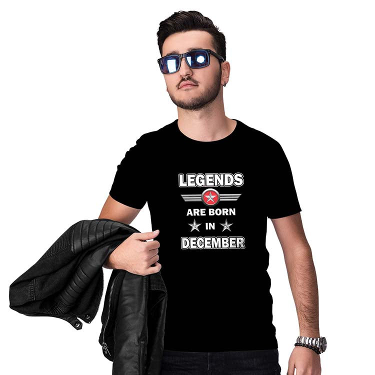 Legends Customised Men T-Shirt-Black