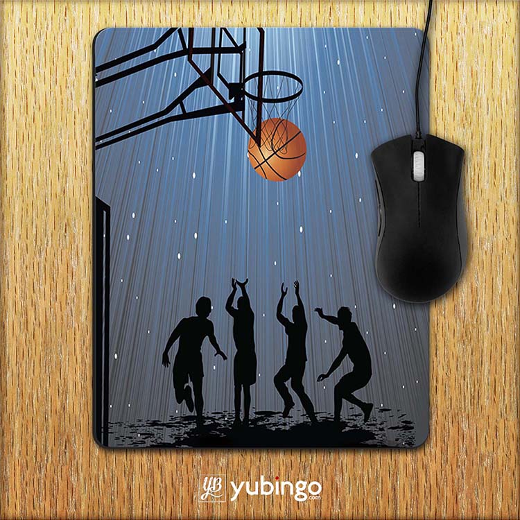 Let's Play Basketball Mouse Pad-Image2