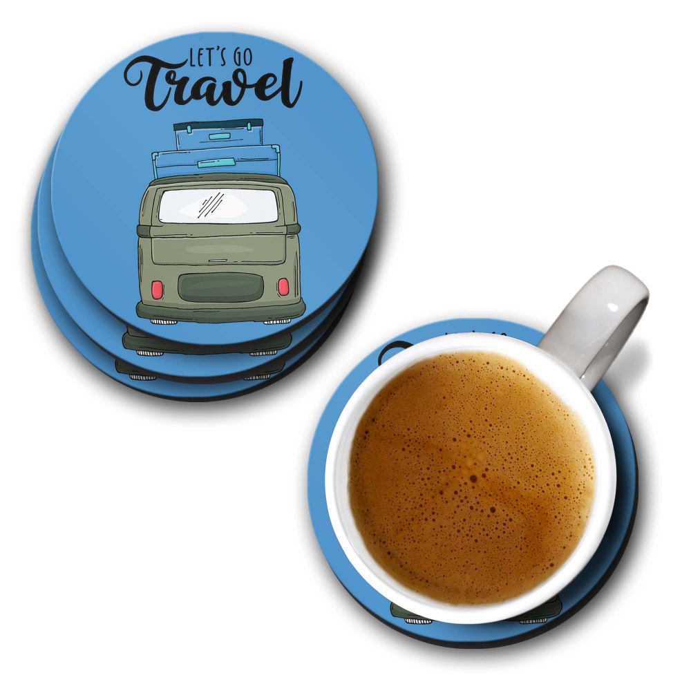 Let's Go Traveling Coasters