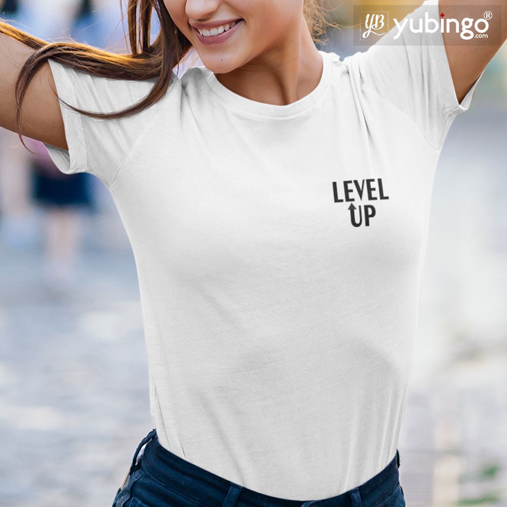 Level Up T-Shirt-White
