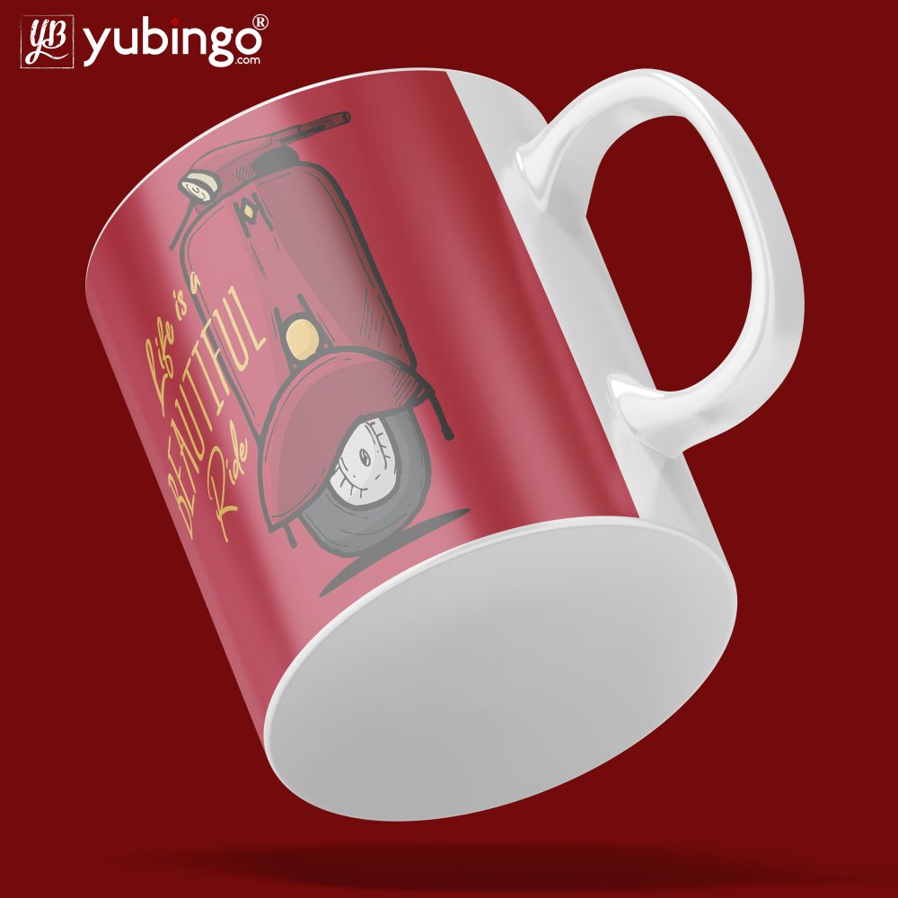 Life is Beautiful Ride Coffee Mug-Image5