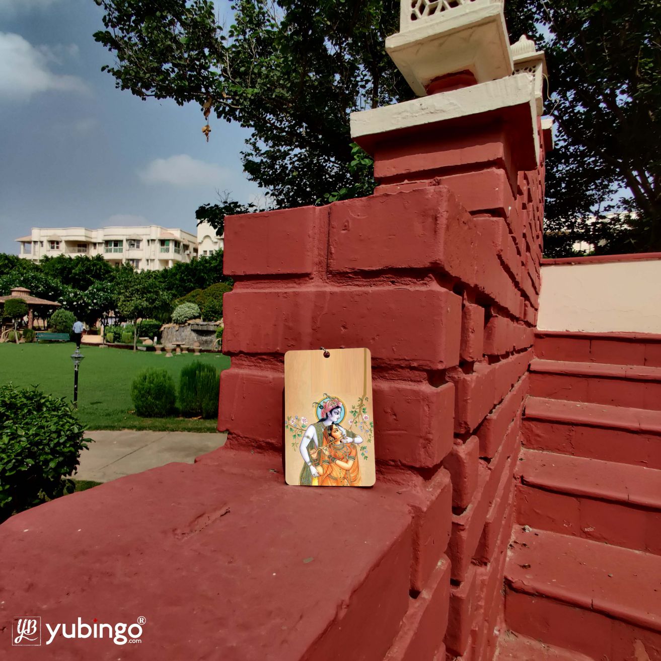 Lord Krishna with Radha Car Hanging-Image3