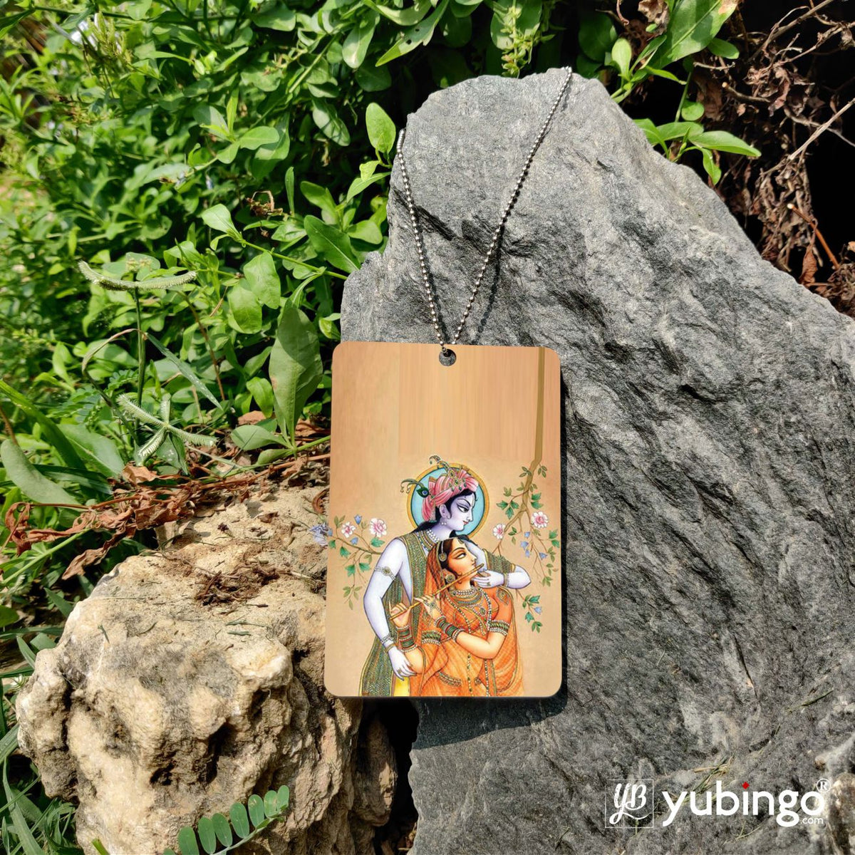 Lord Krishna with Radha Car Hanging-Image5