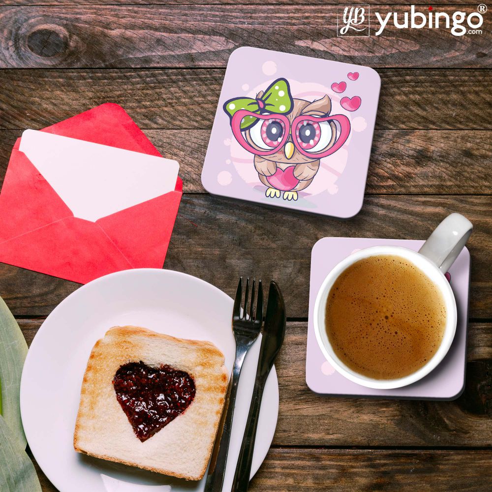 Lovable Owl Coasters