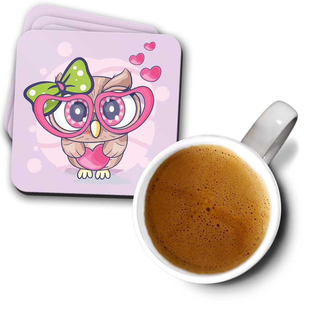 Lovable Owl Coasters
