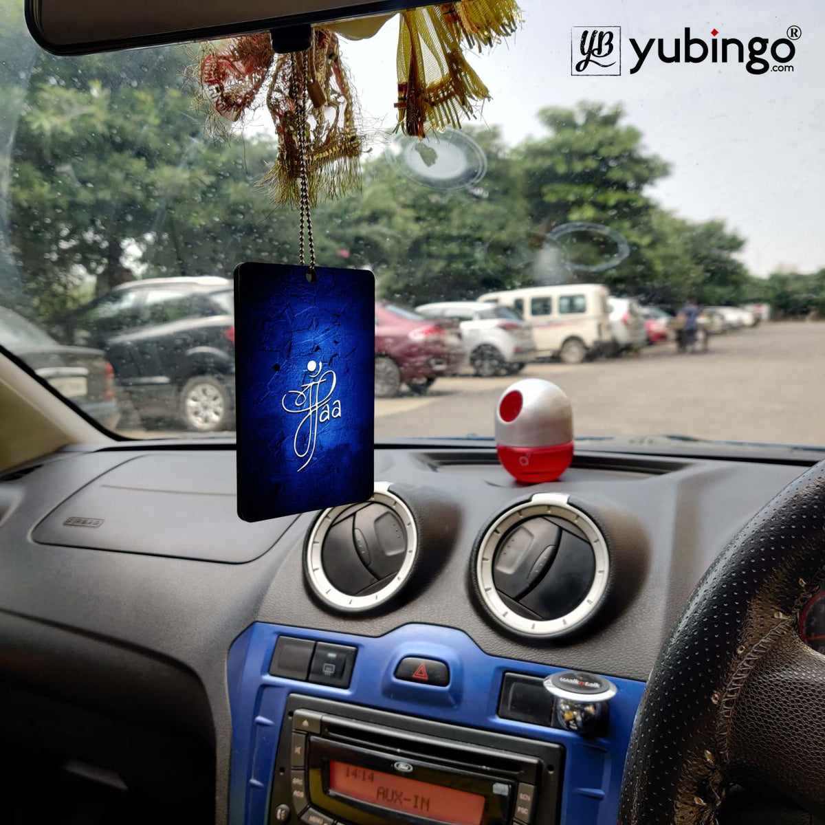 Maa Paa Car Hanging-Image2