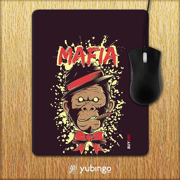 Mafia Monkey Mouse Pad