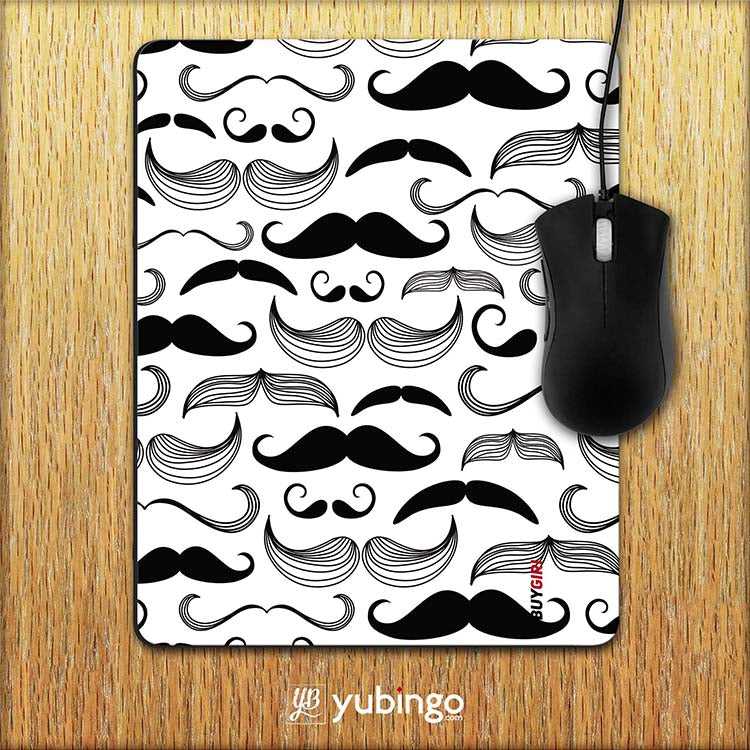 Moustaches Mouse Pad