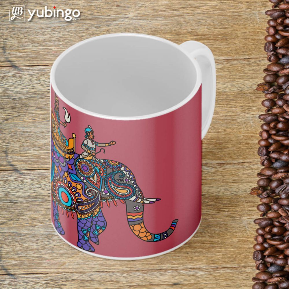 Mughal Elephant Coffee Mug-Image4