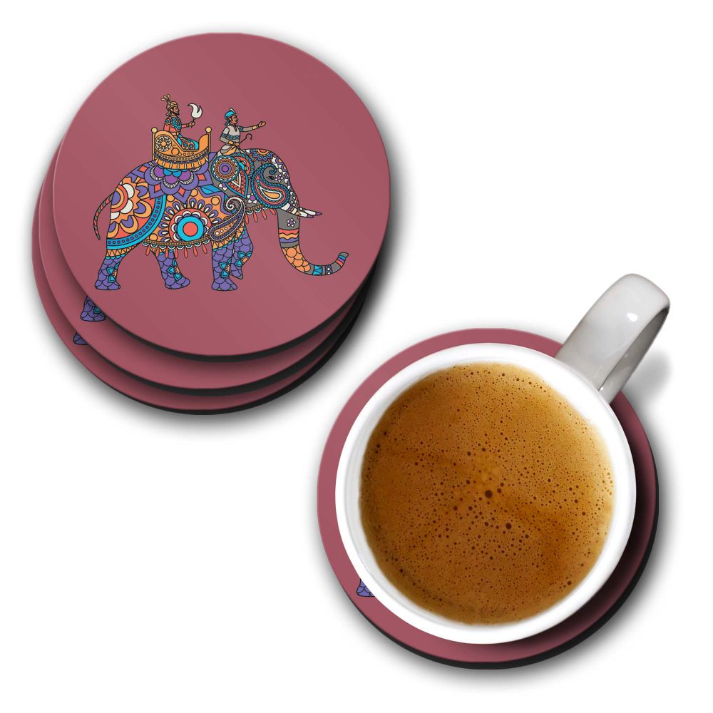 Mughal Elephant Coasters