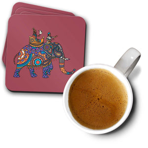 Mughal Elephant Coasters