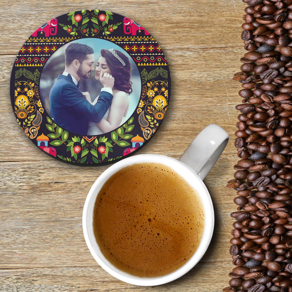 Mughal Pattern Photo Coasters