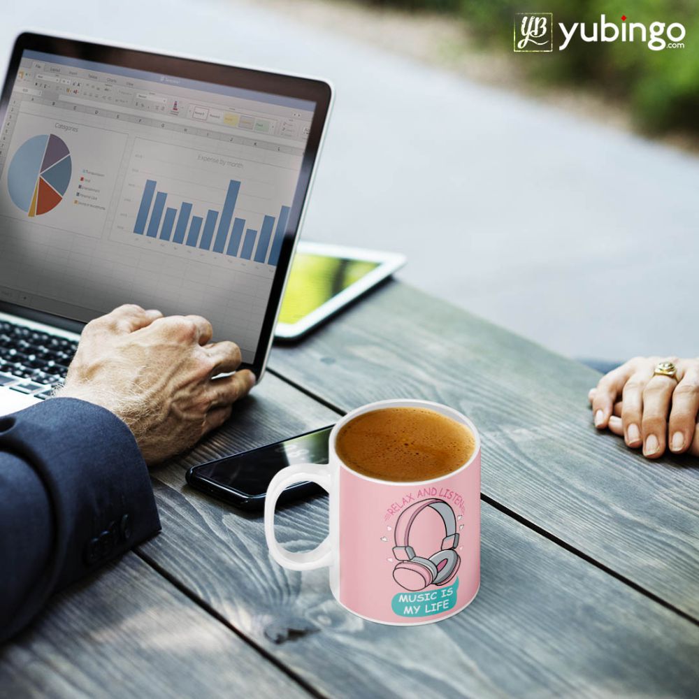 Music is Life Coffee Mug-Image2