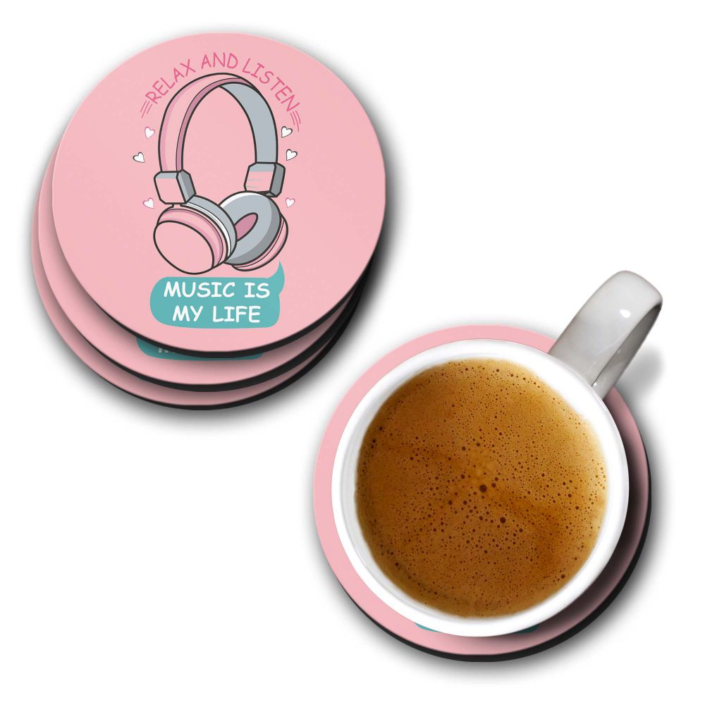Music is Life Coasters