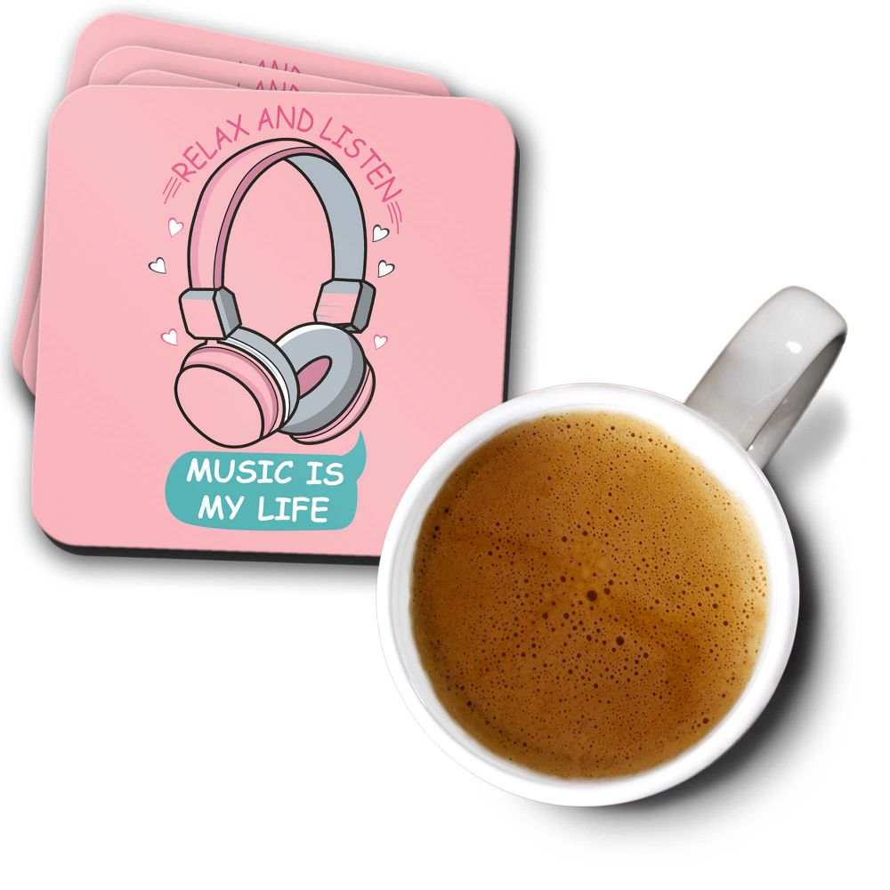 Music is Life Coasters
