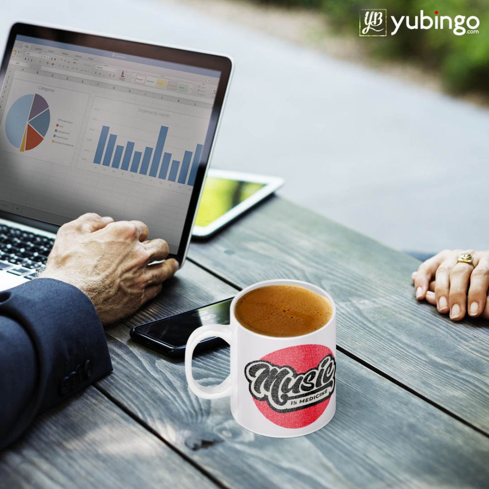 Music is Medicine Coffee Mug-Image2