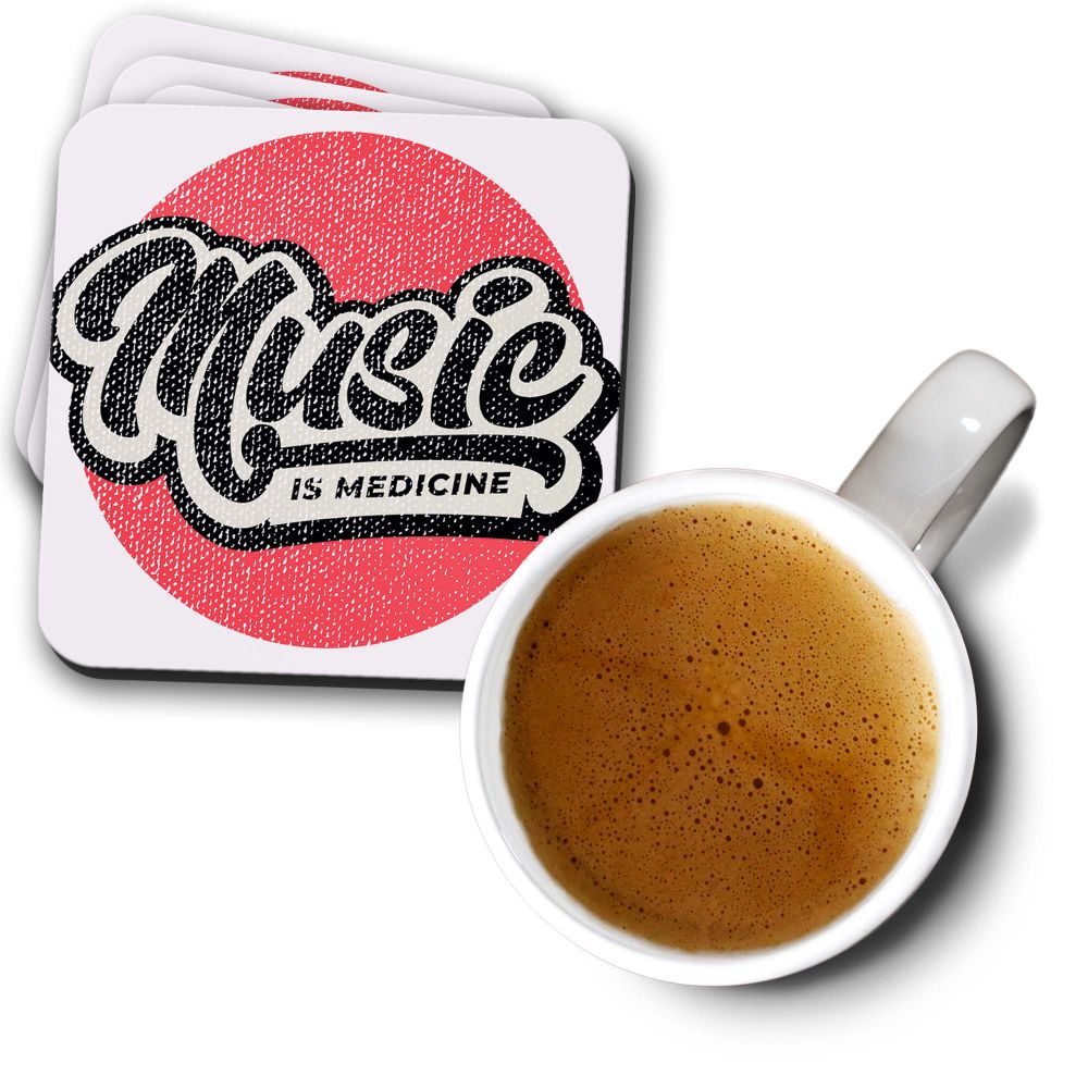 Music is Medicine Coasters