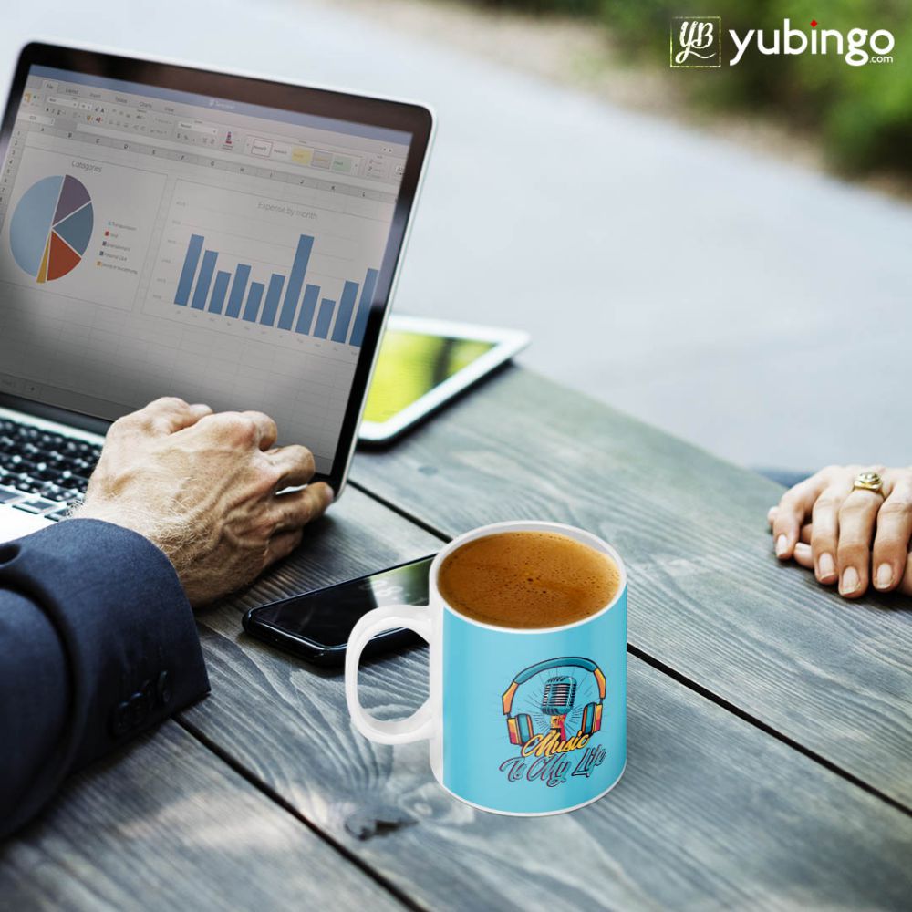 Music is My Life Coffee Mug-Image2