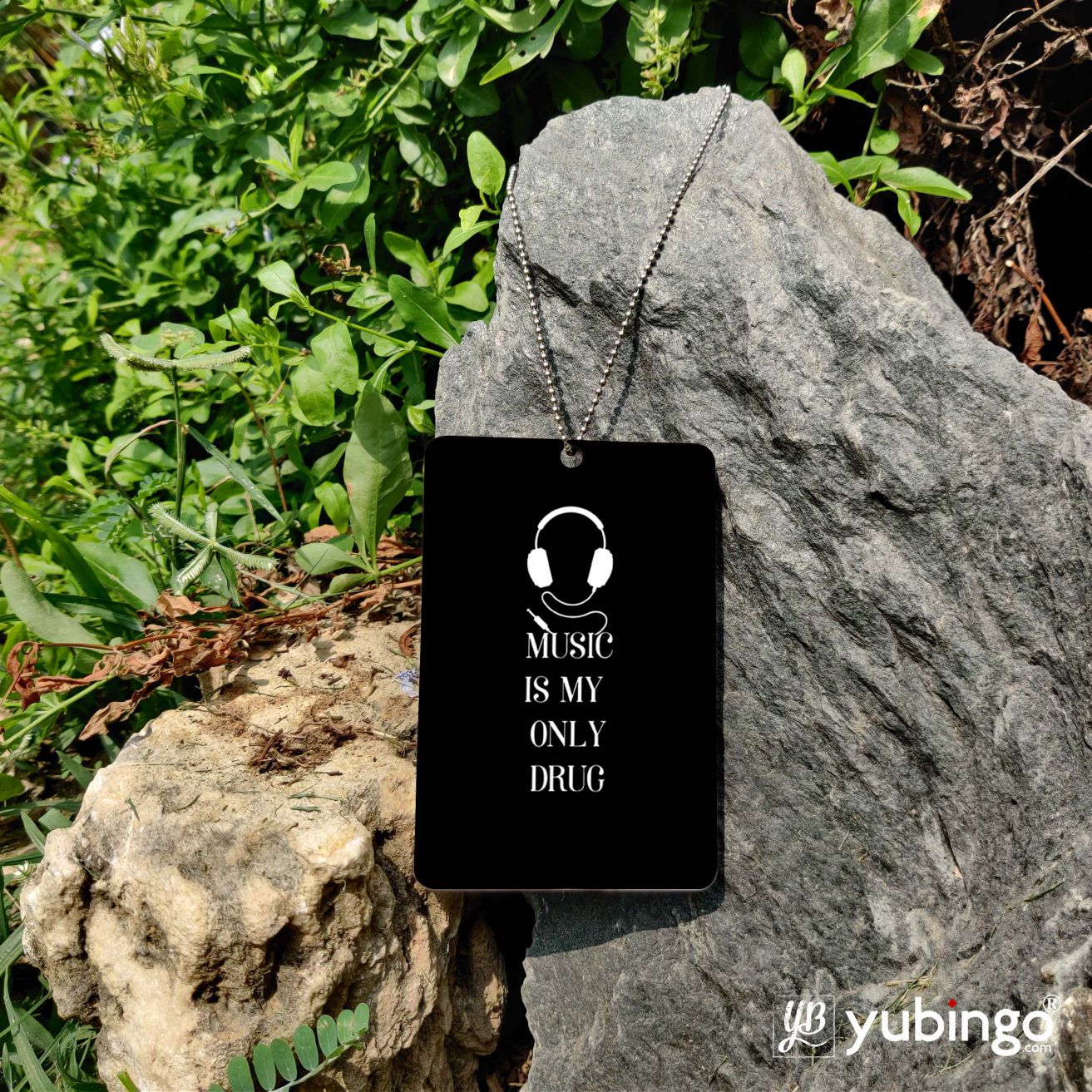 Music Is My Only Drug Car Hanging-Image5