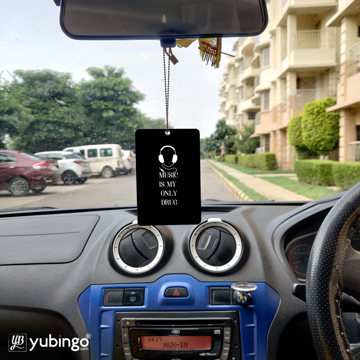 Music Is My Only Drug Car Hanging-Image6