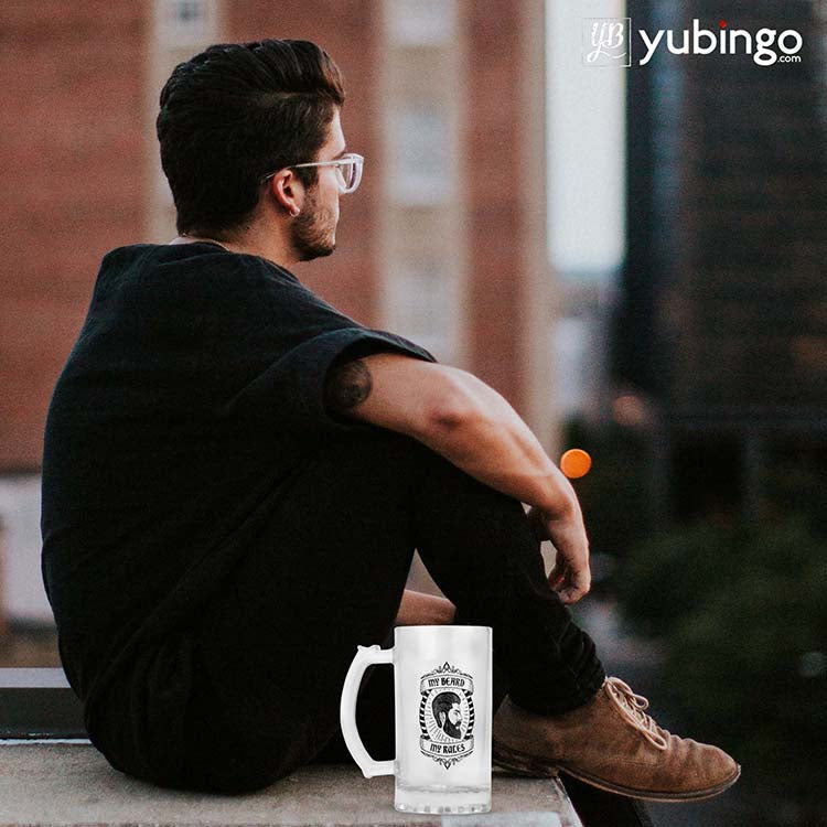 My Beard My Rules Beer Mug-Image3