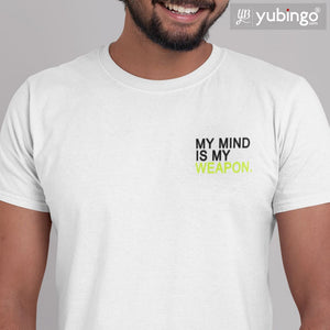 My Mind is My Weapon T-Shirt-White