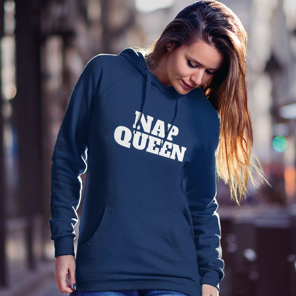 Nap Queen Hoodie-Navy