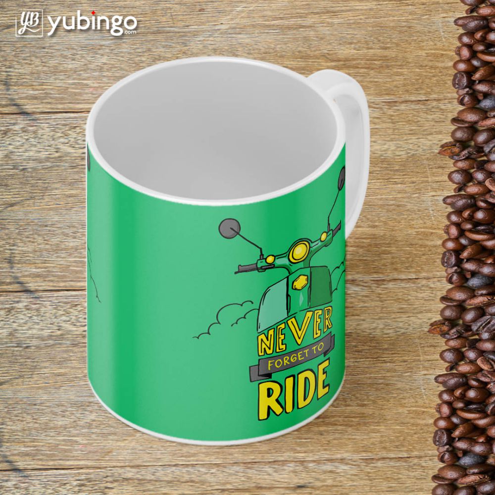 Never Forget to Ride Coffee Mug-Image4
