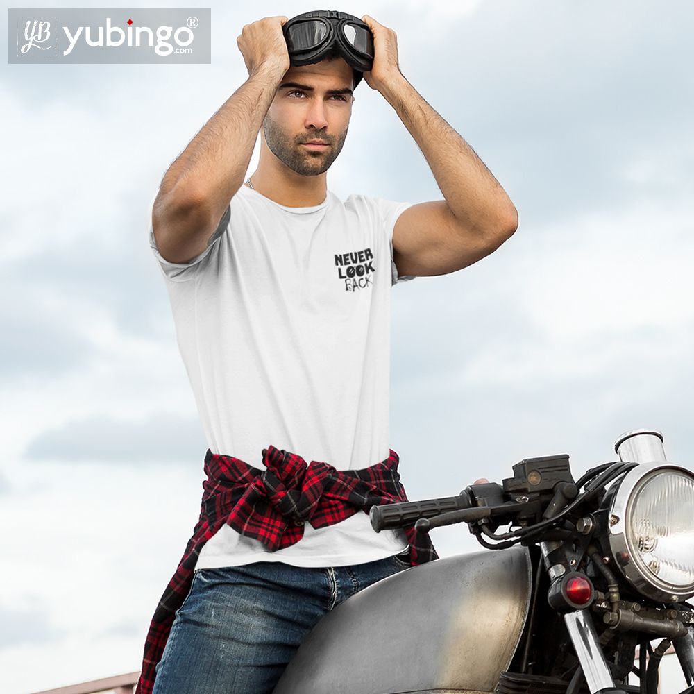 Never Look Back Ever T-Shirt-White