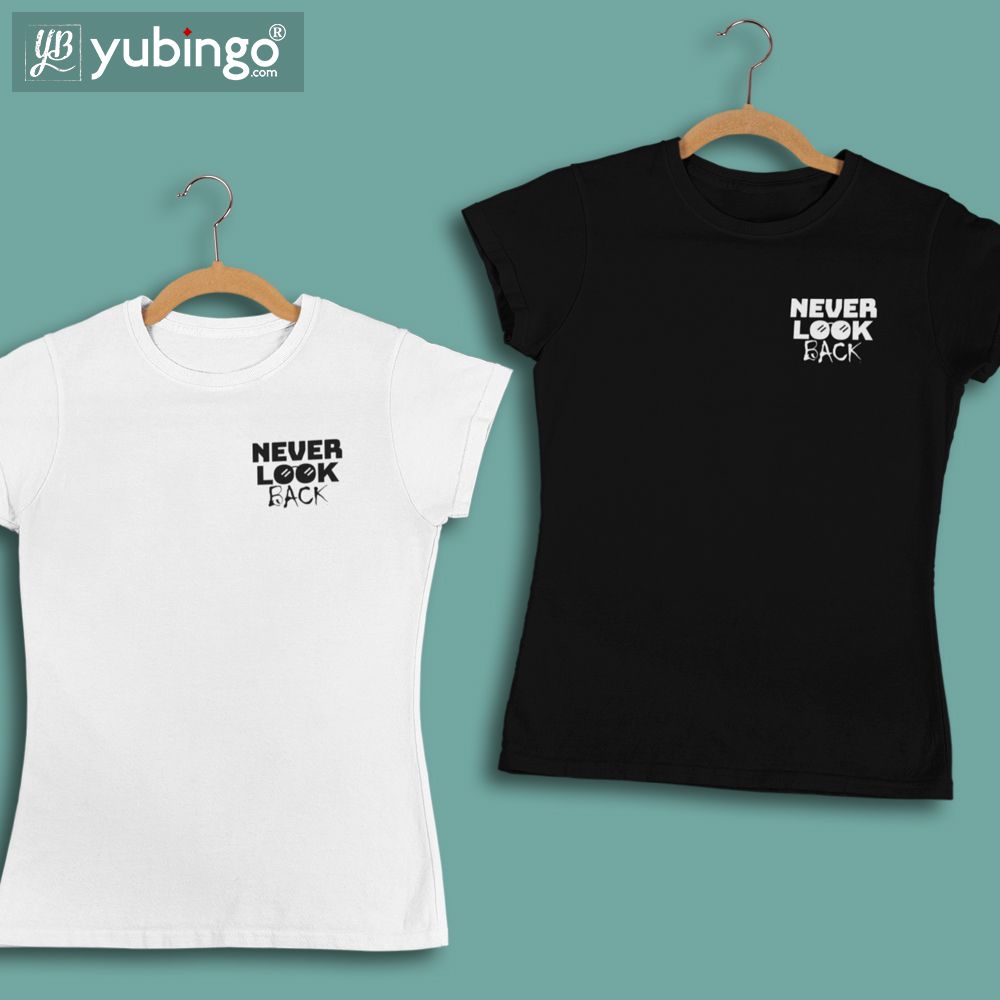 Never Look Back Ever T-Shirt-White