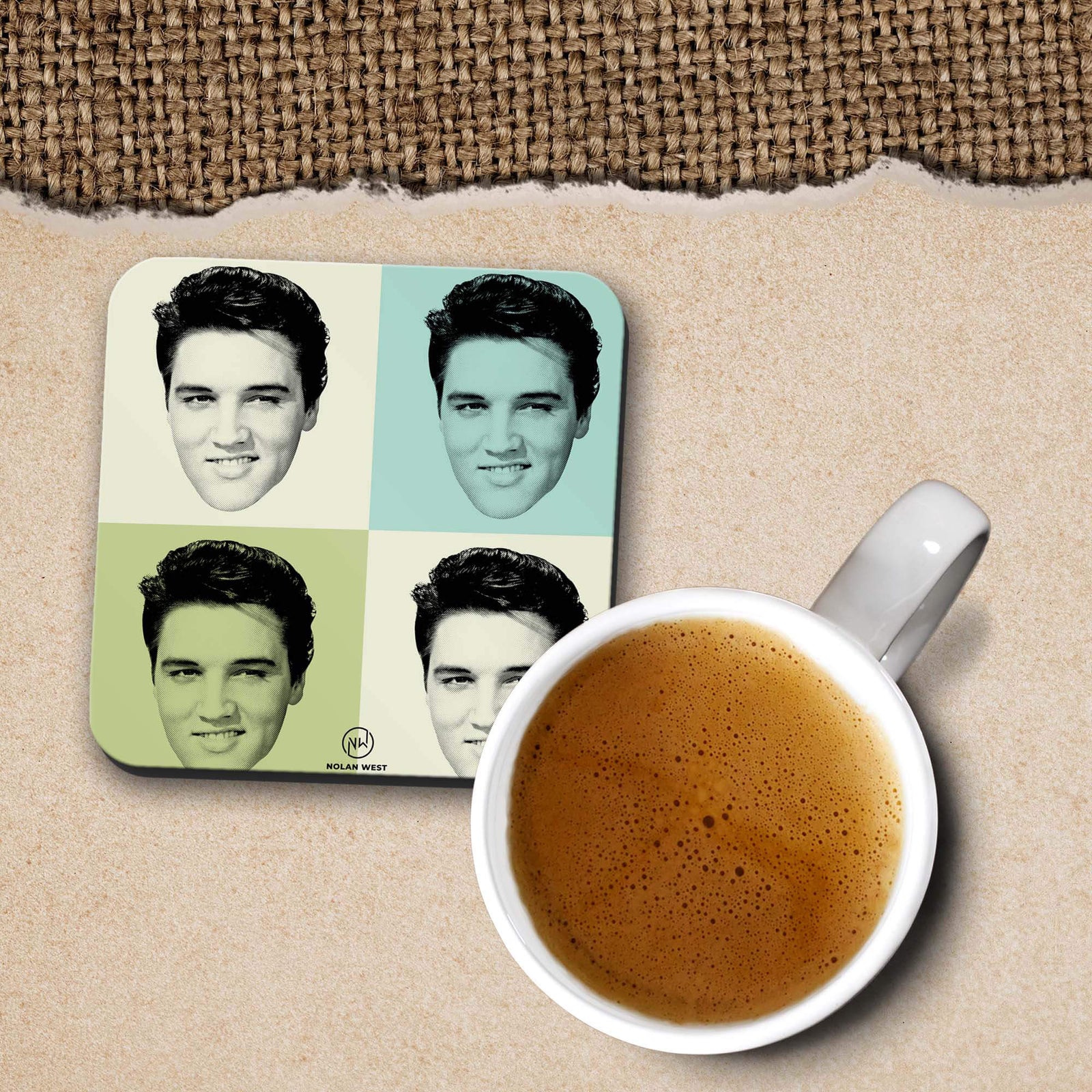 Nolan West Elvis Presley | Different Avatars Coasters-Image2