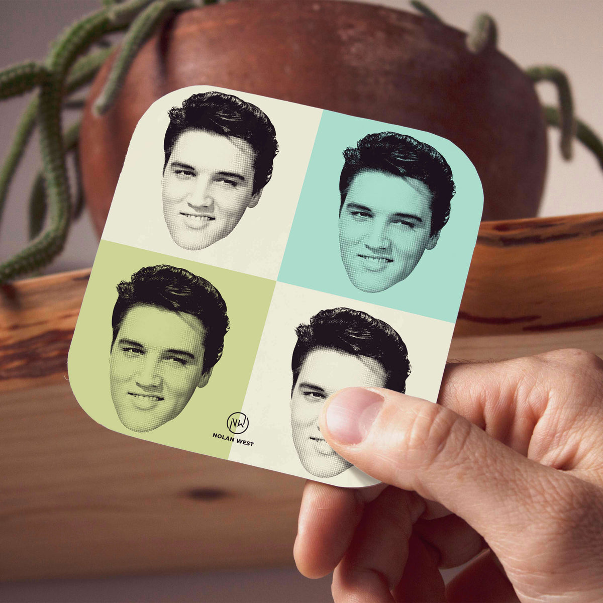 Nolan West Elvis Presley | Different Avatars Coasters-Image3